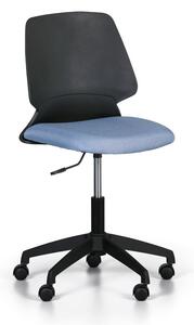 Krzesło biurowe CROOK, niebieske
