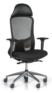 Krzesło biurowe SEAT, czarne