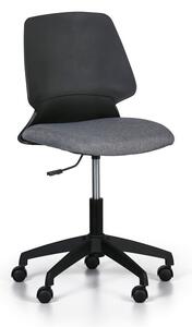 Krzesło biurowe CROOK 1+1 GRATIS, szary