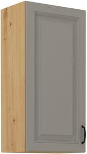 Szafka kuchenna wisząca górna STILO 45 G-90 1F Gliniasty Szary/Dąb Artisan