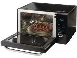 Kuchenka mikrofalowa HISENSE Super Combo H30MOBS10HC 4w1 1000W średnica 31.5 cm pojemność 30L AutoMenu SmartDisplay Czarny