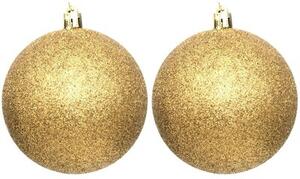 Bombka CHRISTMAS DECORATION 6 cm Złoty (12 sztuk)