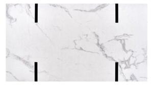 Åawa BLANCA 110x60 biaÅy marmur/czarna
