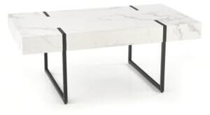 Åawa BLANCA 110x60 biaÅy marmur/czarna