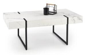 Åawa BLANCA 110x60 biaÅy marmur/czarna