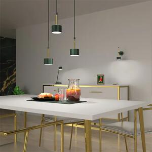 Zielono-złota lampa nad stół - N022-Circile