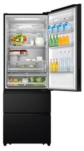 Lodówka HISENSE RT641N4AFE1 3D SkyLine No Frost 200cm Czarna Wi-Fi ConnectLife Metal Tech Cooling