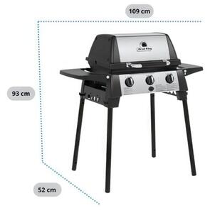 Grill ogrodowy gazowy BROIL KING Porta-Chef 320 6 kW 53 x 34 / 46.5 x 18.5 cm