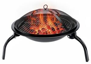 Grill węglowy VELACO VL07-BLACK Czarny