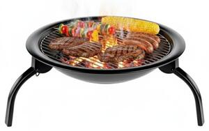 Grill węglowy VELACO VL07-BLACK Czarny