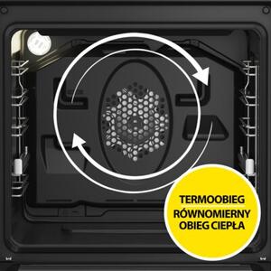 Kuchnia BEKO FSM51331DXDT Pieczenie 3D Grill Termoobieg Wok Czyszczenie parą