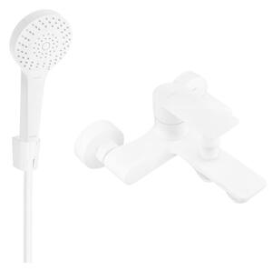 Mexen Royo R05 bateria wannowa z zestawem prysznicowym, biała - 7223R05-20
