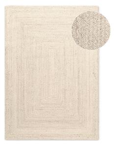 Kremowy dywan z juty dwustronny/tkany ręcznie 60x90 cm Juno – Hanse Home