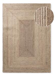 Dywan z juty dwustronny/tkany ręcznie w jasnym naturalnym kolorze/w ciemnym naturalnym kolorze 120x170 cm Juno – Hanse Home