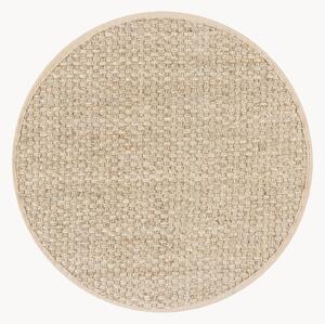 Okrągły dywan z trawy morskiej z krótkim włosiem Natural Fibers