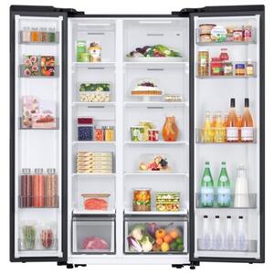 Lodówka SAMSUNG Bespoke AI RS57DG400EB4EO Side by Side No Frost 178cm Grafitowa stal