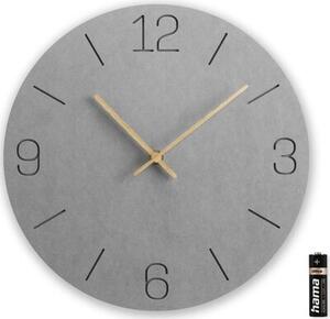 Zegar ścienny HAMA Crete 30 cm Szary