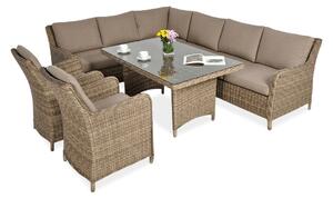 Narożnik z technorattanu MARYLAND Brown