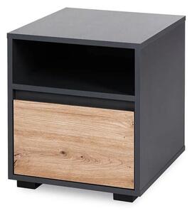 Szafka nocna DALIA 42cm antracyt/dÄ b