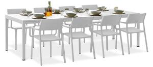 Zestaw ogrodowy Nardi TRILL/RIO - 8/210 Bianco