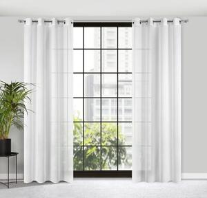 Firana gotowa EUROFIRANY Margo 140 x 250 cm BiaÅy