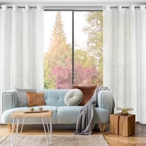 Firana gotowa EUROFIRANY Margo 140 x 250 cm BiaÅy