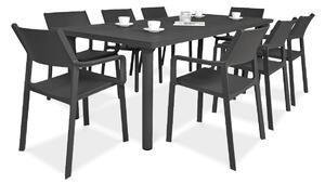 Zestaw ogrodowy Nardi TRILL/LIBECCIO 160-220cm 8+1 Antracite