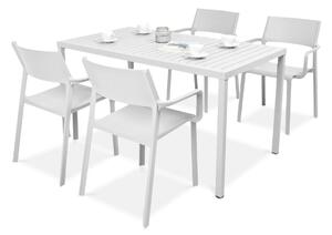 Komplet ogrodowy Nardi TRILL/CUBE 140 4+1 Bianco