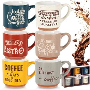Kubki do espresso ceramiczne 110 ML 6 szt