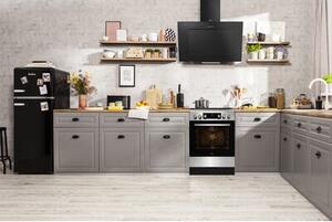 Okap AMICA OKP6251S Czarny 228m3/h 63dB klasa C
