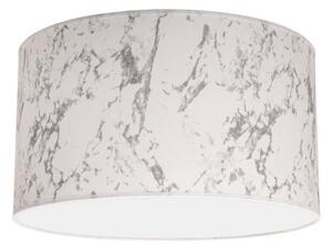 Duolla Duolla - Lampa sufitowa MARBLE 1xE27/40W/230V śr. 45 cm biała/szara DU80412