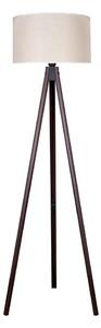 Duolla Duolla - Lampa podłogowa 1xE27/60W/230V śr. 44 cm kremowa/wenge DU82658SE