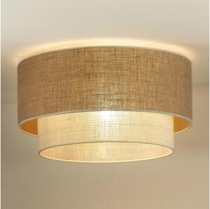 Duolla Duolla - Lampa sufitowa YUTE BOHO 1xE27/15W/230V śr. 45 cm brązowa/kremowa DU603744