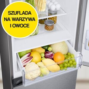 Lodówka SAMSUNG RB34C671DSA EF AI No Frost 185.3cm Metaliczny grafit