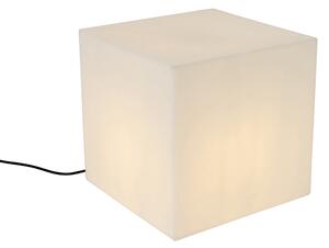 Zewnetrzna Nowoczesna lampa zewnętrzna biała 38 cm kwadratowa IP44 - Nura Oswietlenie zewnetrzne
