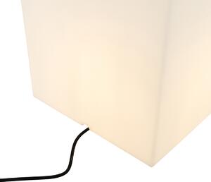Zewnetrzna Nowoczesna lampa zewnętrzna biała 38 cm kwadratowa IP44 - Nura Oswietlenie zewnetrzne
