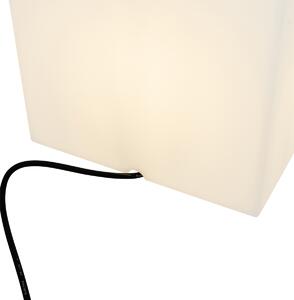 Zewnetrzna Nowoczesna lampa zewnętrzna biała 30 cm kwadratowa IP44 - Nura Oswietlenie zewnetrzne