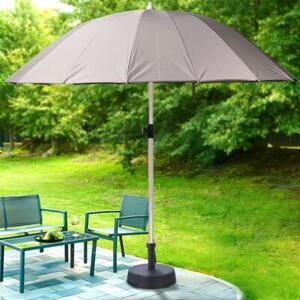 Parasol ogrodowy szary regulowany 190 cm