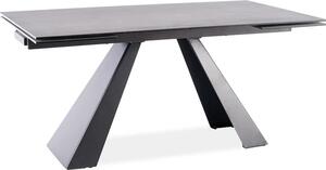 Stół rozkładany SALVADORE CERAMIC 180(260)x90 szary mat anthracite