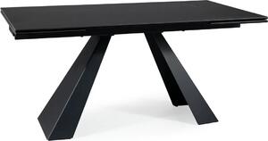 Stół rozkładany SALVADORE CERAMIC 160(240)x90 czarny sahara noir