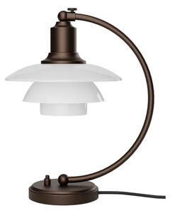 Louis Poulsen - PH 2/2 Luna Lampa Stołowa Aged Brass/Opalizowany Glass