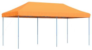 Składany namiot imprezowy pop-up, pomarańczowy, 580x292x315 cm