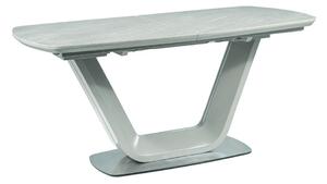 Stół ARMANI CERAMIC 160(220)x90 szary mat rozkładany