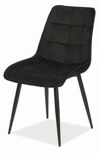 Krzesło CHIC VELVET czarne