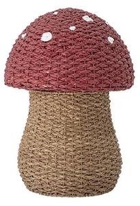 Bloomingville - Corintha Kosz w/Lid Seagrass Red