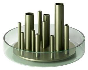 FRITZ HANSEN - Ikeru Vase Low Forest Green