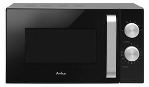 Kuchenka mikrofalowa AMICA AMGF20M1B 800W średnica 24.5 cm pojemność 20L MultiWave System Czarny