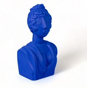 SELETTI - Magna Graecia Poppea Rzeźba Terracotta Bust Niebieski