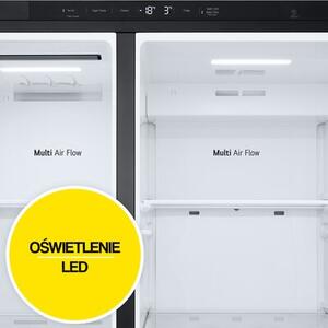 Lodówka LG GSLC40EPPE Side by Side 179cm Ciemny grafit NatureFresh