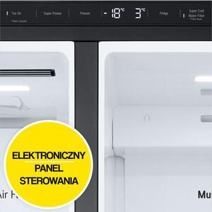 Lodówka LG GSLC40EPPE Side by Side 179cm Ciemny grafit NatureFresh